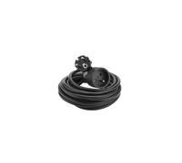 Rallonge électrique noire 5 m Debflex 2 pôles avec terre 16A - 335256