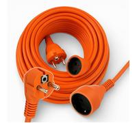 Rallonge électrique orange 30 m - GD SHOP COMPANY - Câble H05VV-F 3x2.5 mm² - IP44 - 250 V / 16 A - 2800 W