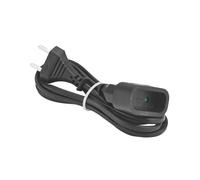 Rallonge électrique - Prolongateur électrique - Rallonge Prise - Rallonge Prise électrique - Debflex 324242 Rallonge 2 mètres 2P 6A - 2 x 0-75mm ² (Type HO3VV-H2-F) SE Pegboardable - Noir