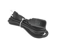 Rallonge électrique | Prolongateur électrique | Rallonge prise | Rallonge prise électrique | Rallonge 3m HO3VVH2|F 2x0.75 noir 2P 6 AMP | 324254 Debflex