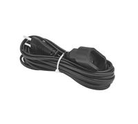 Rallonge électrique | Prolongateur électrique | Rallonge prise | Rallonge prise électrique | Rallonge 5m HO3VVH2|F 2x0.75 noir 2P 6 AMP | 324262 Debflex