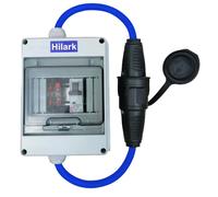 Rallonge électrique + protection moteur, en caoutchouc H07BQ-F 3x2,5mm² bleue - 25m