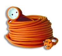 Rallonge Jardin 40m Orange Câble H05vv-f 2g1.5mm2 Pour Extérieur - Electraline