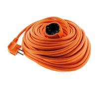 Zenitech - Rallonge électrique Schuko 2P+T 25m - Orange