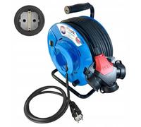 RALLONGE ÉLECTRIQUE SCHUKO EN CAOUTCHOUC RÉPARTITEUR TRIPLE OnPd H07RN-F 3x1,5 35M INVERSÉ