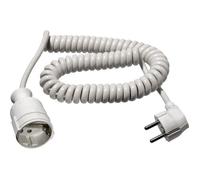 Rallonge électrique spirale - AS SCHWABE - 70412 - 2,5 m - H05VV-F 3G1,5 - Intérieur