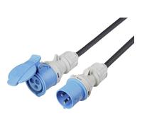 Sygonix SY-5244052 alimentation Rallonge 16 A noir 10 m H07RN-F 3G 2,5 mm² résistant aux intempéries, adapté pour une utilisation