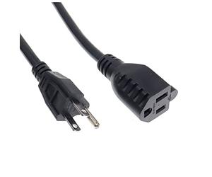 Rallonge électrique USA 3 Prong fiche mâle à Femelle Socket Extension câble américain NEMA 5-15P Cordon d'alimentation 5-15R 0.3m / 0.5m / 1m / 2m Rallonge électrique 1m ( Size : 0.75m )