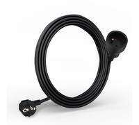 Rallonge électrique WAYTEX 3 m 16A 1 prise avec protection enfants - noir