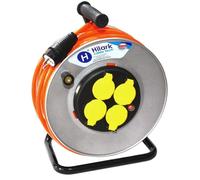 Rallonge en caoutchouc et polyuréthane, 3 x 2,5 mm², 15 m, H07BQ-F, ORANGE