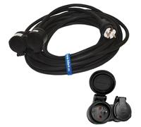 Rallonge en caoutchouc H05RR-F 3G2,5 mm avec répartiteur 2 prises 35m