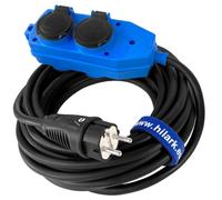 Rallonge en caoutchouc H07RN-F 3x2,5 répartiteur bleu 35m