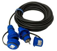 Rallonge en caoutchouc H07RN-F 3x4mm2 16A 10m IP67