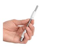 Rallonge Flexible pour Perceuse Arbre flexible 150/200/300 mm, porte-embout de tournevis en métal, rallonge à tige hexagonale multiple, embout serpent, visseuse(1 pcs 150mm Silver)