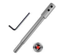 Rallonge Forstner 170mm extra longue pour mèches à bois avec queue 3/8" (9,5mm), mandrin 10,5mm, tige d’extension en acier trempé, perçage profond, avec 2 vis de serrage et clé hexagonale incluse