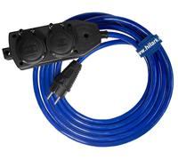 Rallonge H07BQ-F 3x2,5mm² 50m RÉPARTITEUR 4+1 BLEU