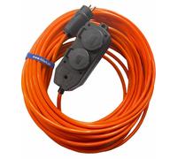Rallonge H07BQ-F 3x2,5mm2 25m Répartiteur 4+1 Orange haute visibilité