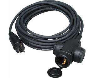 Rallonge H07rn-f 3g1.5mm2 10m Kopp Câble Robuste Pour Extérieur, 10m Avec Fiche - Kopp