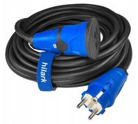 Rallonge H07RN-F 3x2,5mm² 5m bleue