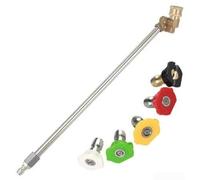 Rallonge haute pression en acier inoxydable pour nettoyeur haute pression Karcher K2 K3 avec fonction Quick Connect (C)