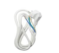 Rallonge HO5VVF 3x1,5mm2 - 1,5m - blanc - Chacon