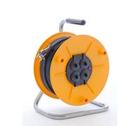 Rallonge HOBBY PKB275Z, 50m / 230V, bobine, 4 prises de courant