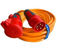 RALLONGE LA PLUS ROBUSTE DU MARCHÉ H07BQ-F 5x4 32A Polyuréthane (PUR) Orange haute visibilité 50m
