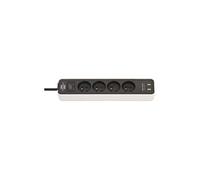 Brennenstuhl Multiprise Ecolor – 4 prises + 2 USB – Longueur 1,5 m