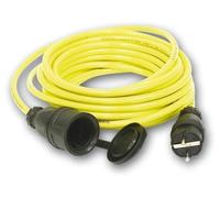 Rallonge PC ELECTRIC avec prise Schuko, N07V3V3, 3x1,5, fiches et raccords en caoutchouc, rouleau de 25 m, 1 pièce.