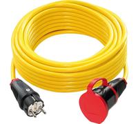 Rallonge PCE N07V3V3 K35, IP44 câble de chantier 3G2.5 longueur 25 mètres