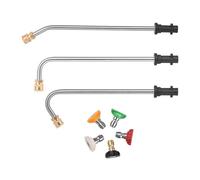 Rallonge pour nettoyeur haute pression - Accessoire de nettoyeur de gouttière, lance de nettoyeur haute pression avec 5 de pulvérisation - pour extérieur, jardin, terrasse, porche, balcon