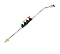Rallonge pour Nettoyeur Haute Pression Extension de baguette nettoyeur haute pression avec adaptateur, buse Lance à Jet lave-auto, 5 pulvérisations(ColorE)