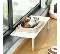 Rallonge pour Rebord de Fenêtre Rallonge de Rebord de Fenêtre, Perchoir pour Chat pour Balcon Bas, Rallonge de Comptoir 10-20 cm, Étagère à Plantes sur Pieds pour Fenêtre(69x25x10 cm (27x10x4 in))