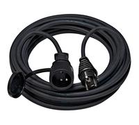 Rallonge pro fiche/prolongateur 16A/230V 5m H07RN-F3g1,5 - BRENNENSTUHL - Rallonge 5m - Noir - Electrique