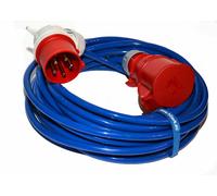 Rallonge électrique CEE 45 m H07BQ-F 5 x 2,5 mm, fiche coudée 16 A, 400 V, IP44
