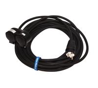 Rallonge PVC H05VV-F 3G2,5 avec répartiteur 2 voies 1-50m