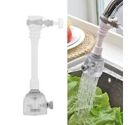 Rallonge Robinet Cuisine Aérateur de Robinet 360° Pivotant 2 Modes Robinet Filtre Economiseur D'eau pour Robinet de Cuisine (18cm-Gray)