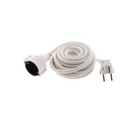 Rallonge schuko HO5VV-F 3G1,5mm² 5m - blanc - Zenitech