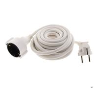 Rallonge schuko HO5VV-F 3G1,5mm² 5m - blanc - Zenitech