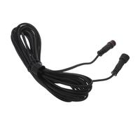 Rallonge Solaire 5m Câble à Double Âme, pour Projecteur Extérieur | Compatible Lampes et Cordons Lumineux, Interface Double Broche, PVC Cuivre, Noir