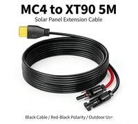 Rallonge solaire MC4 to XT90 5m , câble connecteur pour panneau solaire extérieur, accessoire universel pour station de stockage d'énergie
