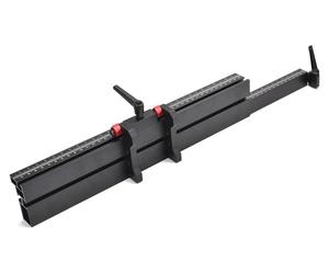 Rallonge télescopique pour butée d'onglet - Règle de butée 407–760 mm - Pour scie circulaire de table et table de fraisage - Travail du bois - Modèle GD716E