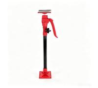 Rallonge télescopique réglable en acier inoxydable pour installation d'armoire, positionnement en hauteur pour menuiserie, étagères, murs, bricoleurs (petite taille) - Rouge