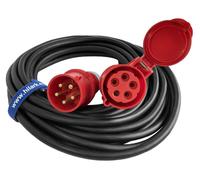 Rallonge triphasée CEE en caoutchouc H05RR-F 32A 5x4mm 15m
