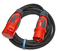 Rallonge triphasée CEE H07RN-F 5x4 OWY 32A GRIP 50m