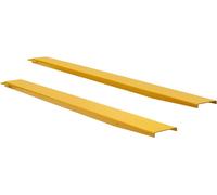 Rallonges pour fourches à palettes Rallonges pour chariots élévateurs 96 po x 5,5 po Acier robuste