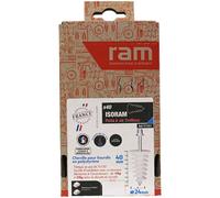 Ram - 40 Chevilles 24 X 40 Mm Iso Avec 40 Pattes à Vis 7 X 45