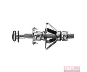 Ram 95624 Cheville métallique (x100) Ramfix avec vis - Type 4x32