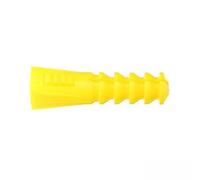 Ram - Cheville Sans Collerette, 7mm x 30mm, Jaune, Sachet de 30