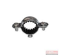 Ram - Collier Simple Isophonique Acier, 58mm, Argent, Boîte de 25